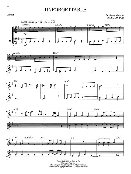 Great Jazz Duets Clarinet 爵士音樂二重奏 豎笛 | 小雅音樂 Hsiaoya Music