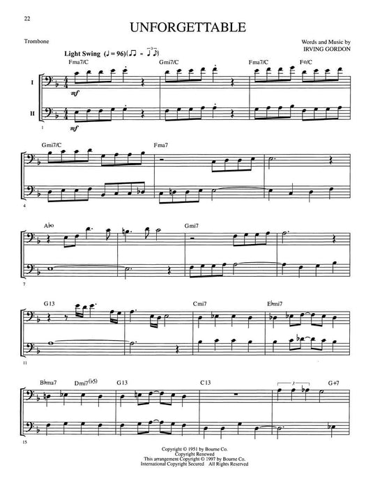 Great Jazz Duets Trombone 爵士音樂二重奏 長號 | 小雅音樂 Hsiaoya Music