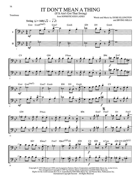 Great Jazz Duets Trombone 爵士音樂二重奏 長號 | 小雅音樂 Hsiaoya Music