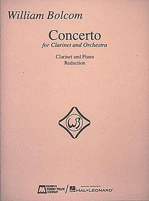 William Bolcom - Concerto for Clarinet & Orchestra (Piano Reduction) 協奏曲 豎笛管弦樂團鋼琴 | 小雅音樂 Hsiaoya Music