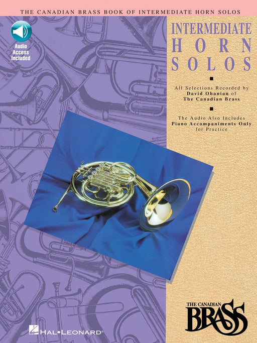 Canadian Brass Book of Intermediate Horn Solos Book/CD Pack 銅管 法國號獨奏 | 小雅音樂 Hsiaoya Music