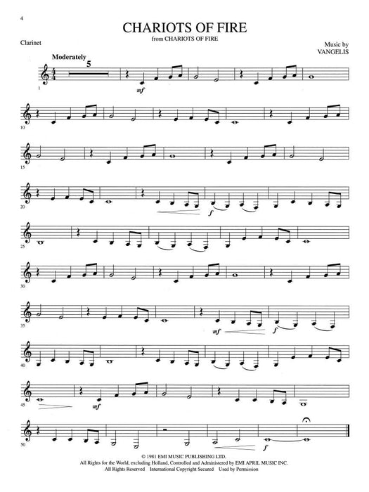 Favorite Movie Themes Clarinet Play-Along 豎笛 | 小雅音樂 Hsiaoya Music