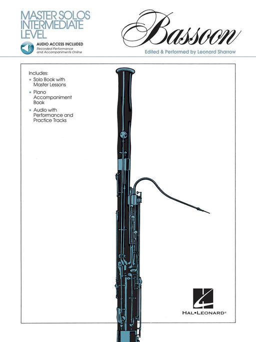 Master Solos Intermediate Level - Bassoon Book with Online Audio 獨奏 低音管 | 小雅音樂 Hsiaoya Music