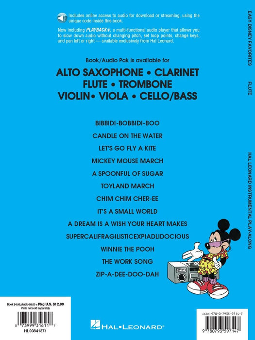 Easy Disney Favorites Flute Play-Along Pack 長笛 | 小雅音樂 Hsiaoya Music