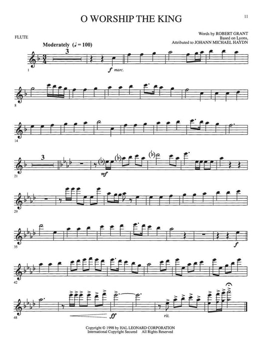 Praise & Worship Hymn Solos Flute Play-Along Pack 讚美歌獨奏 長笛 | 小雅音樂 Hsiaoya Music