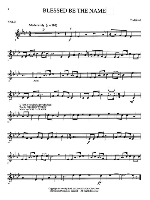 Praise & Worship Hymn Solos for Violin 讚美歌獨奏 小提琴 | 小雅音樂 Hsiaoya Music