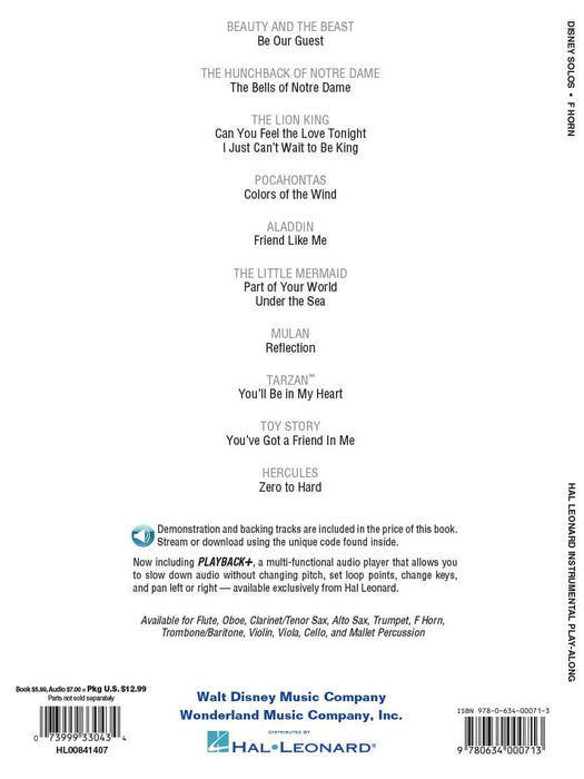 Disney Solos for Horn Play Along with a Full Symphony Orchestra! 獨奏 法國號 交響曲 | 小雅音樂 Hsiaoya Music