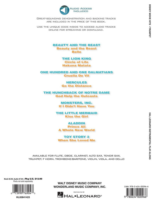 Disney Movie Hits for Trumpet Play Along with a Full Symphony Orchestra! 小號 交響曲 | 小雅音樂 Hsiaoya Music