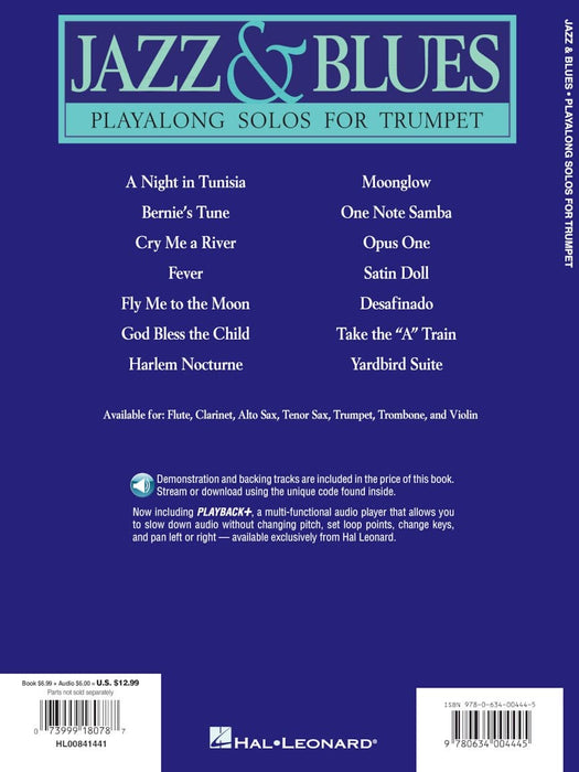 Jazz & Blues Play-Along Solos for Trumpet 藍調 獨奏 小號 | 小雅音樂 Hsiaoya Music