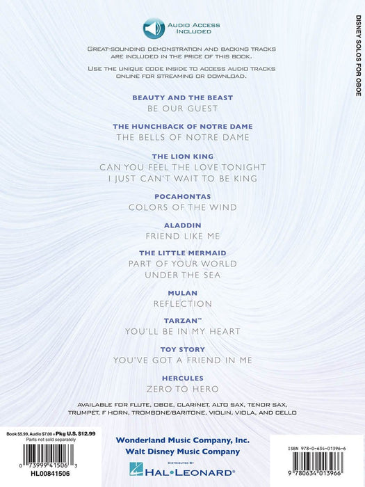 Disney Solos for Oboe Play Along with a Full Symphony Orchestra! 獨奏 雙簧管 交響曲 | 小雅音樂 Hsiaoya Music