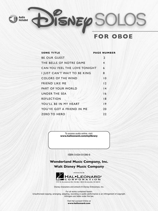 Disney Solos for Oboe Play Along with a Full Symphony Orchestra! 獨奏 雙簧管 交響曲 | 小雅音樂 Hsiaoya Music