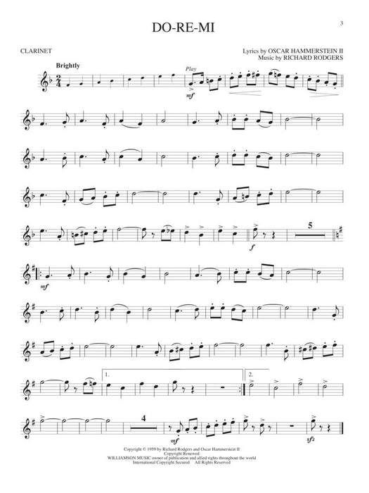 The Sound of Music Clarinet Play-Along Pack 豎笛 | 小雅音樂 Hsiaoya Music