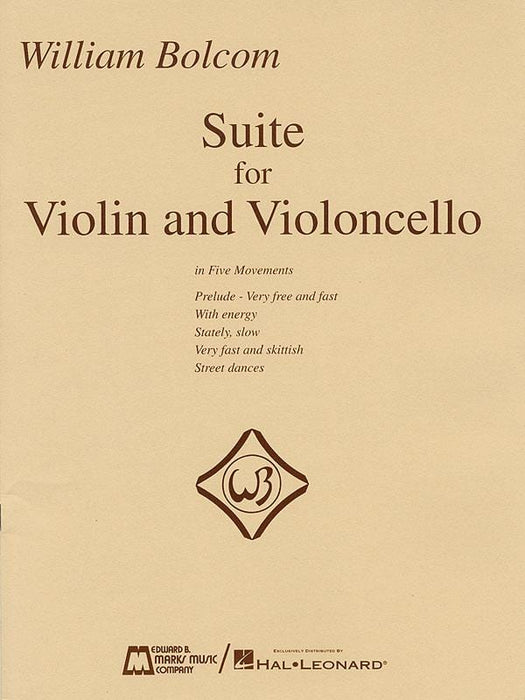William Bolcom - Suite for Violin and Violincello in Five Movements · Score and Parts 組曲 小提琴大提琴 | 小雅音樂 Hsiaoya Music