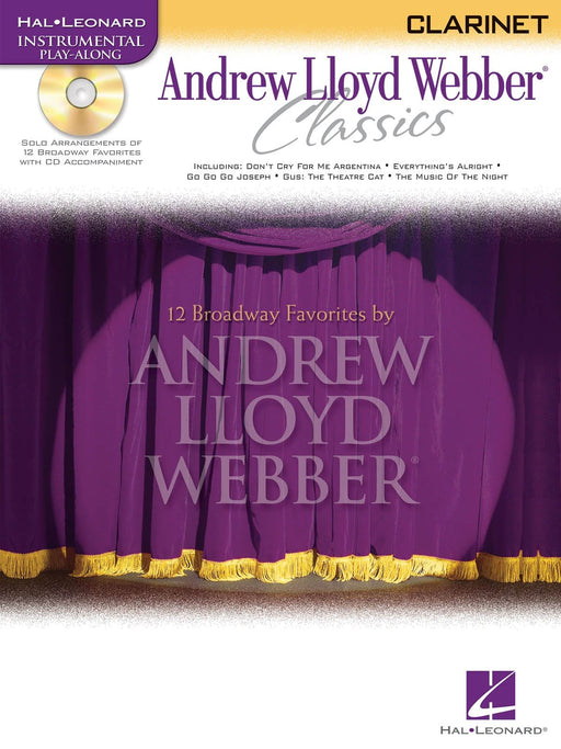 Andrew Lloyd Webber Classics - Clarinet Clarinet Play-Along Book/CD Pack 豎笛 | 小雅音樂 Hsiaoya Music