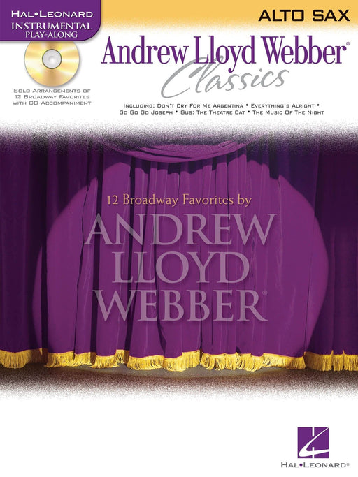Andrew Lloyd Webber Classics - Alto Sax Alto Sax Play-Along Book/CD Pack 中音薩氏管 | 小雅音樂 Hsiaoya Music