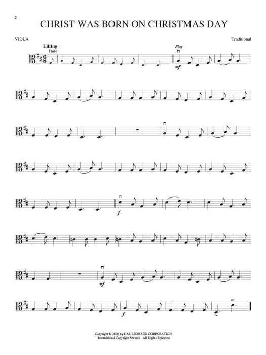 Christmas Carols Viola 耶誕頌歌 中提琴 | 小雅音樂 Hsiaoya Music