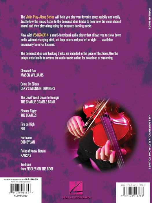 Popular Songs Violin Play-Along Volume 2 小提琴 | 小雅音樂 Hsiaoya Music