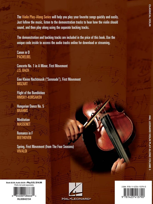 Classical Violin Play-Along Volume 3 古典小提琴 | 小雅音樂 Hsiaoya Music