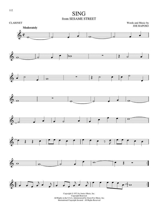 Big Book of Clarinet Songs 豎笛 | 小雅音樂 Hsiaoya Music