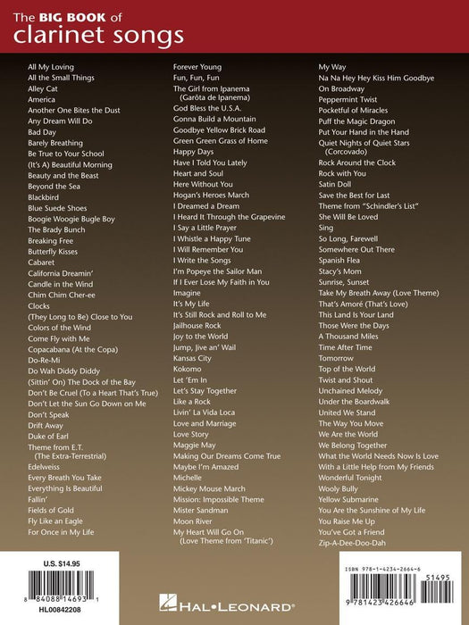 Big Book of Clarinet Songs 豎笛 | 小雅音樂 Hsiaoya Music