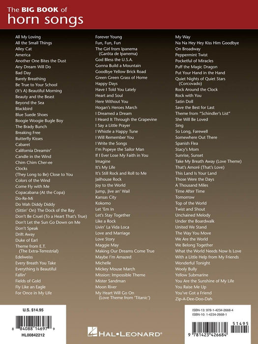 The Big Book of Horn Songs 法國號 | 小雅音樂 Hsiaoya Music