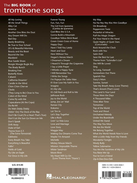 Big Book of Trombone Songs 長號 | 小雅音樂 Hsiaoya Music