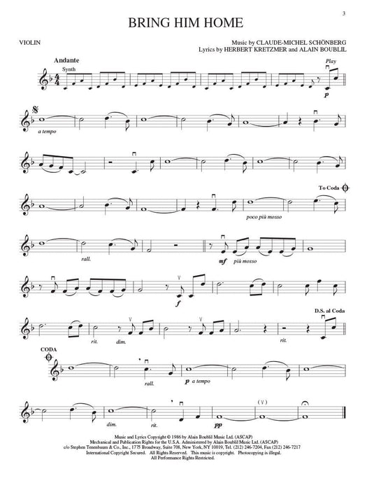 Les Misérables Violin Play-Along Pack 小提琴 | 小雅音樂 Hsiaoya Music