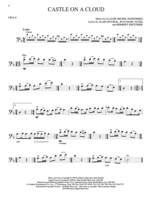 Les Misérables Cello Play-Along Pack 大提琴 | 小雅音樂 Hsiaoya Music