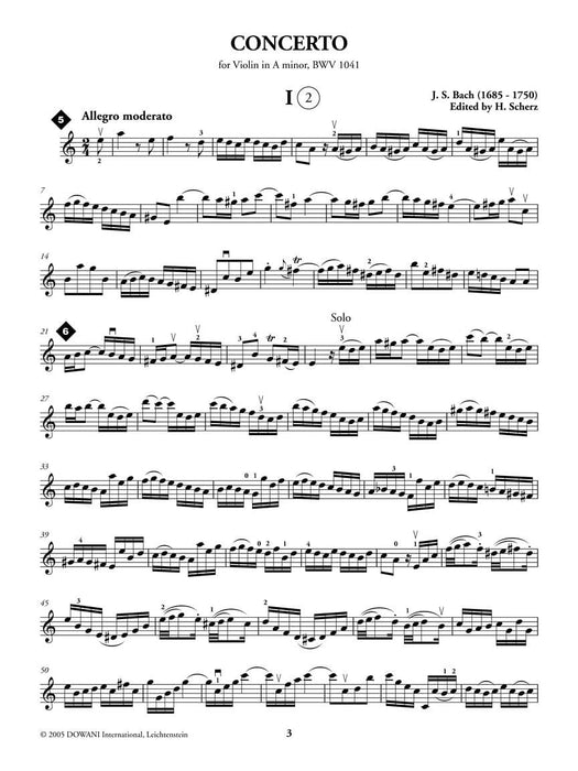 Violin Concerto in A Minor, BWV 1041 Classical Play-Along Volume 7 巴赫約翰‧瑟巴斯提安 小提琴 協奏曲 古典 | 小雅音樂 Hsiaoya Music