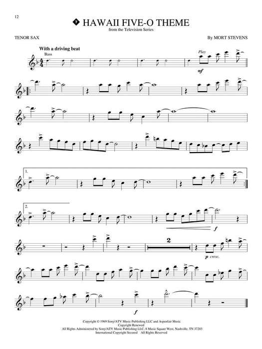 Great Themes Instrumental Play-Along for Tenor Sax | 小雅音樂 Hsiaoya Music