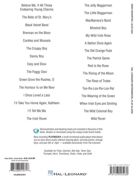 Irish Favorites Alto Sax 中音薩氏管 | 小雅音樂 Hsiaoya Music
