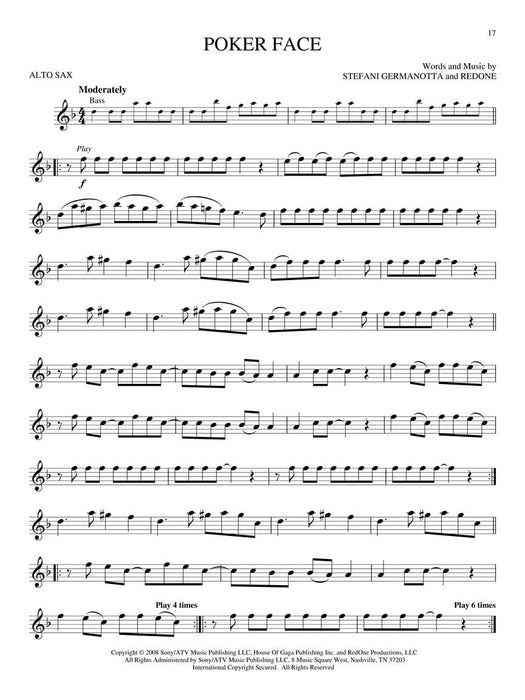 Popular Hits Instrumental Play-Along for Alto Sax 中音薩氏管 | 小雅音樂 Hsiaoya Music