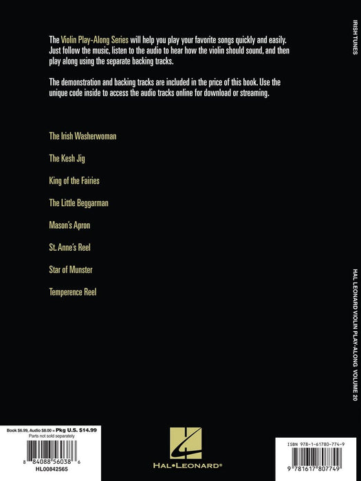 Irish Tunes Violin Play-Along Volume 20 小提琴 | 小雅音樂 Hsiaoya Music