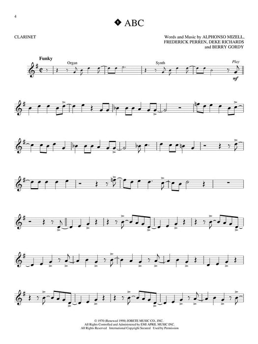 Motown Classics - Instrumental Play-Along Series Clarinet 豎笛 | 小雅音樂 Hsiaoya Music