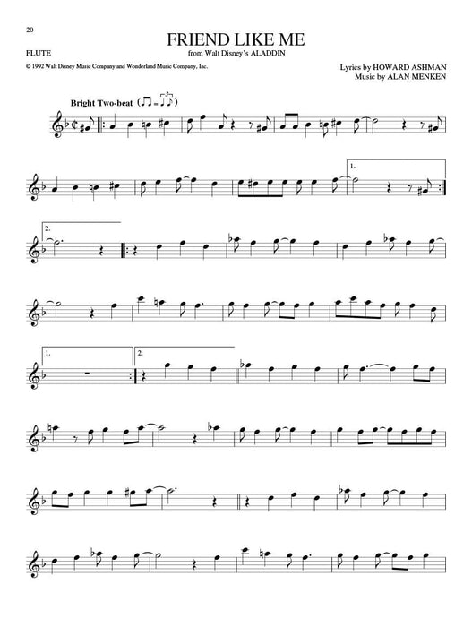 The Big Book of Disney Songs Flute 長笛 | 小雅音樂 Hsiaoya Music