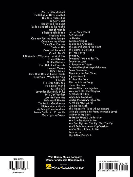 The Big Book of Disney Songs Alto Saxophone 中音薩氏管 | 小雅音樂 Hsiaoya Music