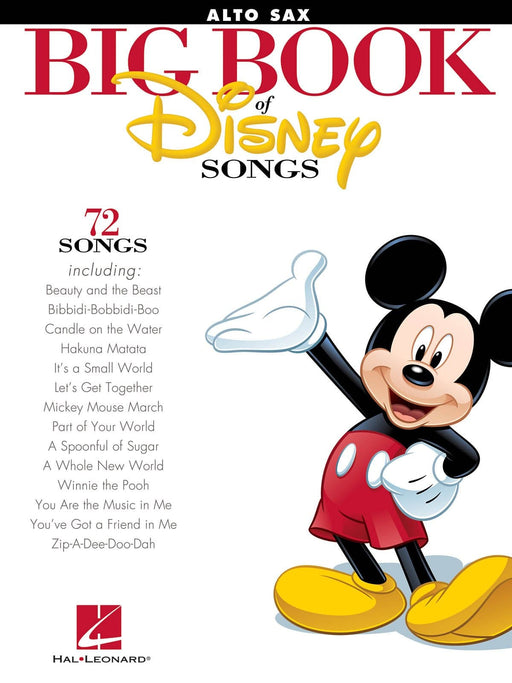 The Big Book of Disney Songs Alto Saxophone 中音薩氏管 | 小雅音樂 Hsiaoya Music