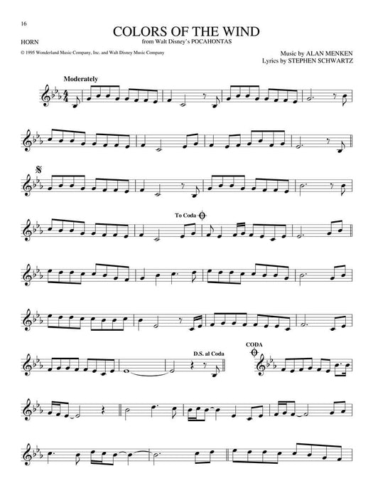 The Big Book of Disney Songs Horn 法國號 | 小雅音樂 Hsiaoya Music