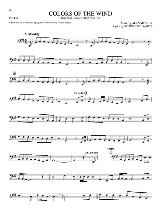 The Big Book of Disney Songs Cello 大提琴 | 小雅音樂 Hsiaoya Music