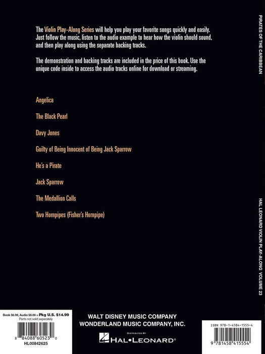 Pirates of the Caribbean Violin Play-Along Volume 23 小提琴 | 小雅音樂 Hsiaoya Music