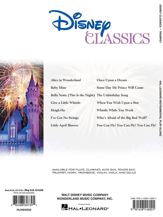 Disney Classics for Trumpet Instrumental Play-Along Pack 小號 | 小雅音樂 Hsiaoya Music