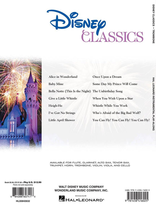 Disney Classics for Trombone Instrumental Play-Along Pack 長號 | 小雅音樂 Hsiaoya Music