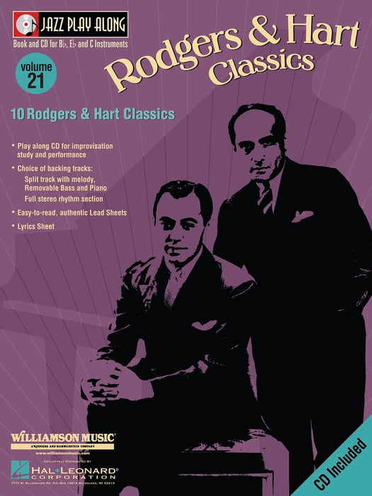 Rodgers & Hart Classics Jazz Play-Along Volume 21 爵士音樂 | 小雅音樂 Hsiaoya Music