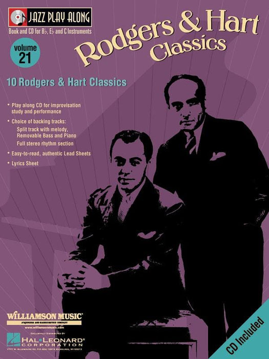 Rodgers & Hart Classics Jazz Play-Along Volume 21 爵士音樂 | 小雅音樂 Hsiaoya Music