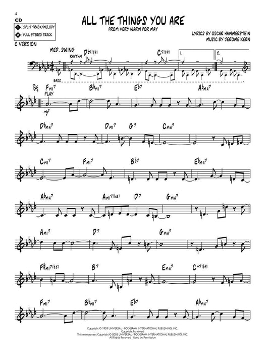 All the Things You Are & More: Jerome Kern Songs Jazz Play-Along Volume 39 爵士音樂 | 小雅音樂 Hsiaoya Music