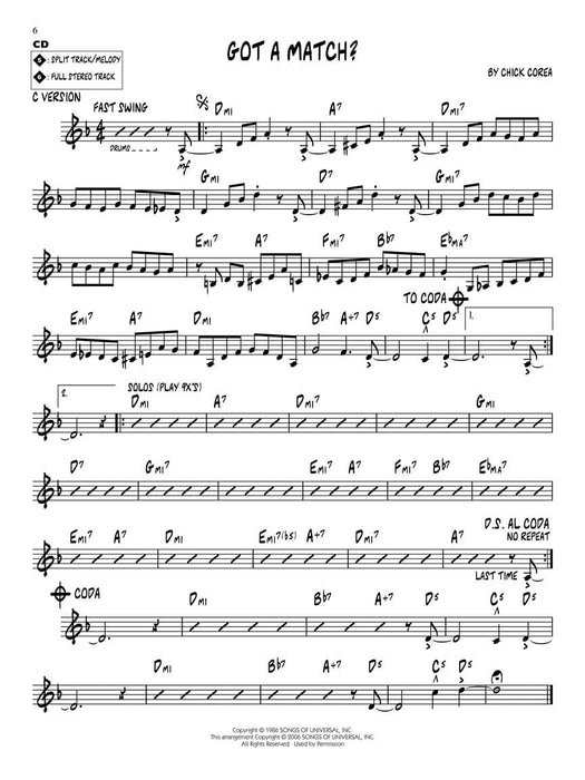 Jazz-Rock Fusion Jazz Play-Along Volume 62 爵士音樂 融合爵士 | 小雅音樂 Hsiaoya Music