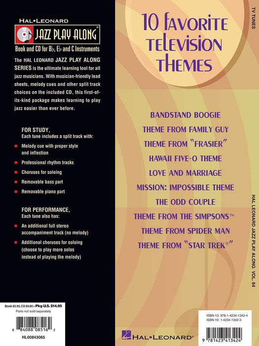 TV Tunes Jazz Play-Along Volume 64 爵士音樂 | 小雅音樂 Hsiaoya Music