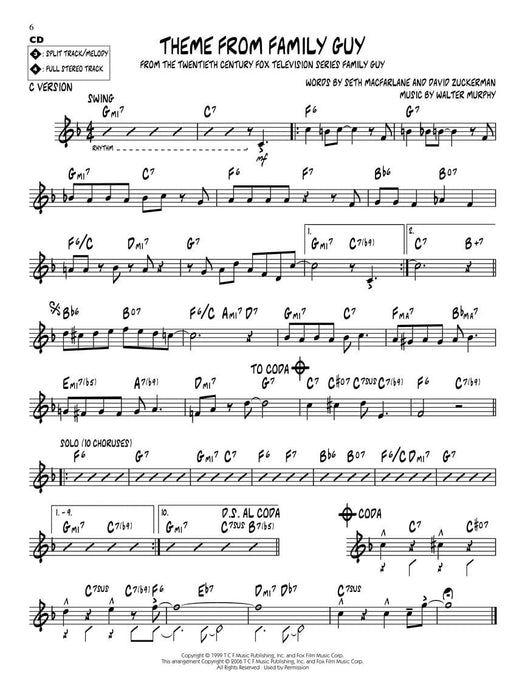 TV Tunes Jazz Play-Along Volume 64 爵士音樂 | 小雅音樂 Hsiaoya Music