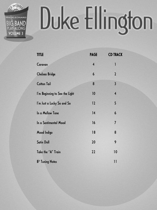 Duke Ellington - Tenor Sax Big Band Play-Along Volume 3 艾靈頓 大樂隊 | 小雅音樂 Hsiaoya Music