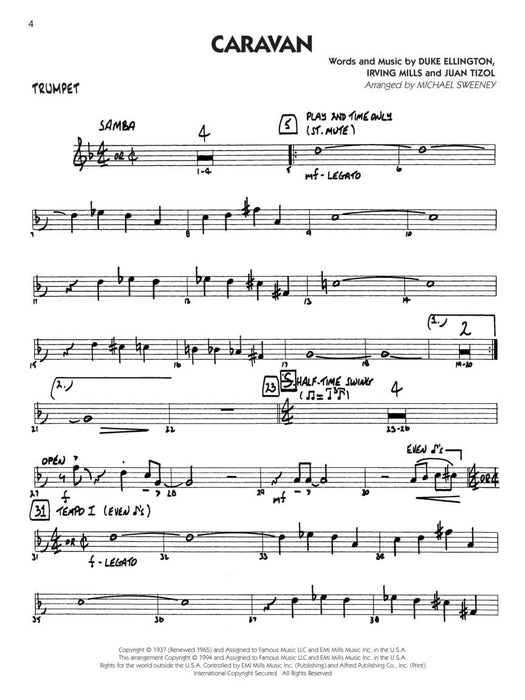 Duke Ellington - Trumpet Big Band Play-Along Volume 3 艾靈頓 小號大樂隊 | 小雅音樂 Hsiaoya Music